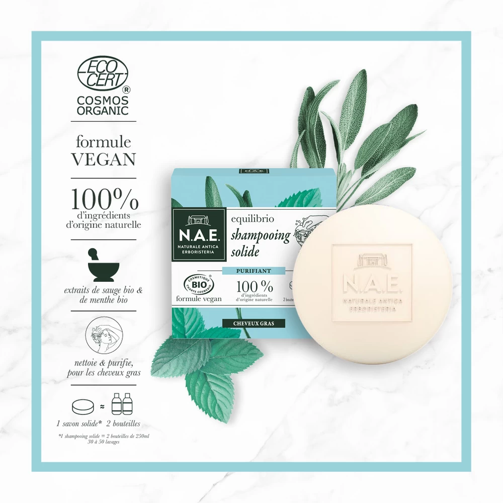 N.A.E. SHAMPOOING BIO Solide Purifiant 2 N.A.E. SHAMPOOING BIO Solide Purifiant – Image 2