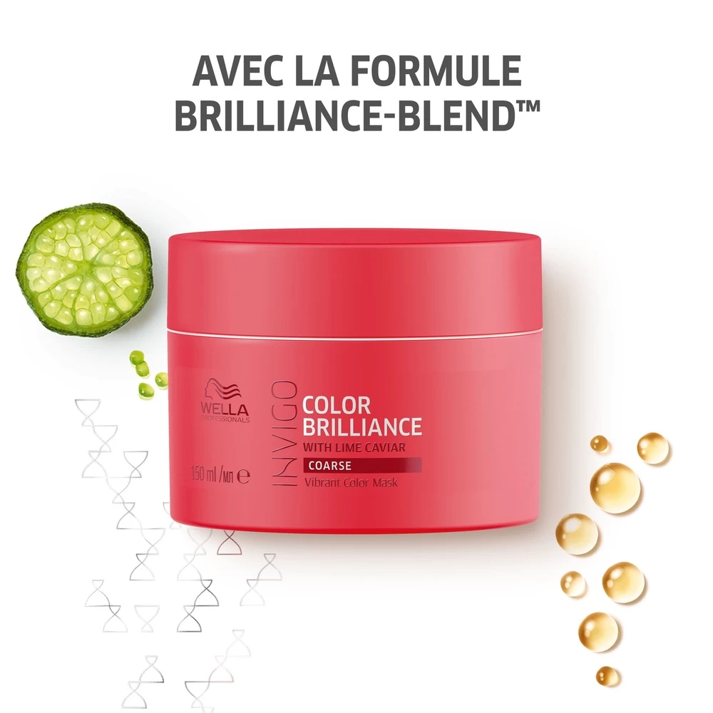 Wella Masque PROTECOLOR COLOR BRILLIANCE, Pour Les Cheveux épais, 150ml 2 Wella Masque PROTECOLOR COLOR BRILLIANCE, Pour Les Cheveux épais, 150ml – Image 2