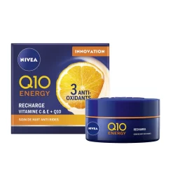 NIVEA Q10 ENERGY - Crème De Nuit Vitamine C E