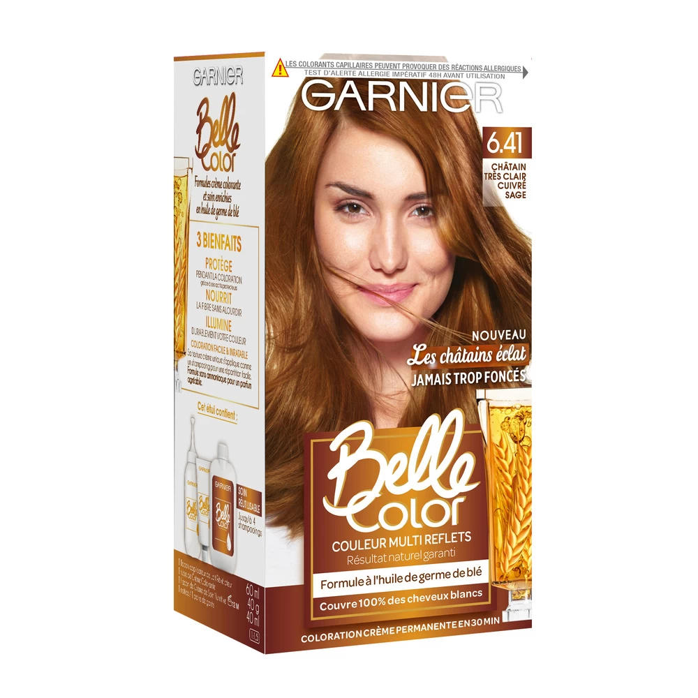 Belle Color Coloration Permanente Châtains Éclat 2 Belle Color Coloration Permanente Châtains Éclat – Image 2