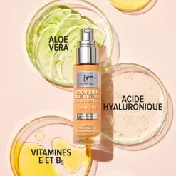 IT Cosmetics Your Skin But Better Foundation + Skinca Re 13 IT Cosmetics Your Skin But Better Foundation + Skinca Re -Éclat De Beauté 275754 it cosmetics your skin but better foundation skincare le fond de teint couvrance naturelle qui prend soin de votre peau medium neutral 31 autre4 1000x1000 1
