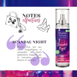 Brume Corps Et Cheveux SCANDAL NIGHT 100ml 8 Brume Corps Et Cheveux SCANDAL NIGHT 100ml -Éclat De Beauté 288863 christine arbel brume corps et cheveux scandal night 100ml brume parfumee autre2 1000x1000 1