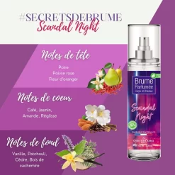 Brume Corps Et Cheveux SCANDAL NIGHT 100ml 9 Brume Corps Et Cheveux SCANDAL NIGHT 100ml -Éclat De Beauté 288863 christine arbel brume corps et cheveux scandal night 100ml brume parfumee autre3 1000x1000 1