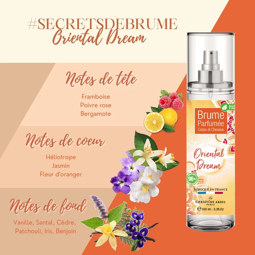 Brume Corps Et Cheveux ORIENTAL DREAM 100ml 4 Brume Corps Et Cheveux ORIENTAL DREAM 100ml – Image 4