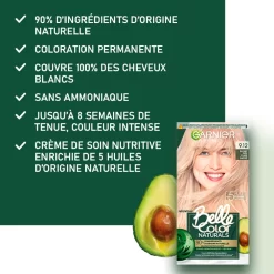 Belle Color Naturals 14 Belle Color Naturals -Éclat De Beauté 289123 garnier coloration belle color naturals coloration permanente sans ammoniaque 90 d ingredient d origine naturelle autre4 1000x1000 1