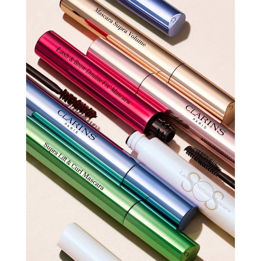 Clarins Lash & Brow Double Fix’ Mascara Top Coat Waterproof Fixateur Longue Tenue 5 Clarins Lash & Brow Double Fix’ Mascara Top Coat Waterproof Fixateur Longue Tenue – Image 5