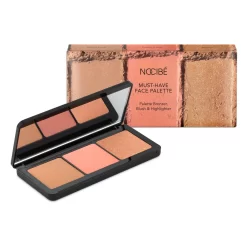 NOCIBE M-H FACE PAL 2 LT 7 NOCIBE M-H FACE PAL 2 LT -Éclat De Beauté 293756 nocibe must have face palette palette bronzer blush highlighter 02 warm autre2 1000x1000 1
