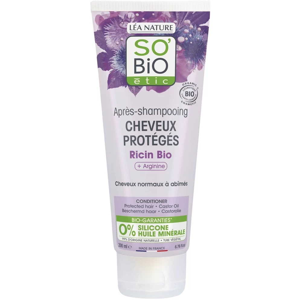 Après-shampooing Cheveux Protégés, Ricin Bio & Arginine 1 Après-shampooing Cheveux Protégés, Ricin Bio & Arginine