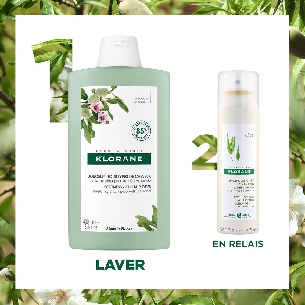 Klorane Amande - Shampooing Gainant Douceur Et B Rillance Dès 3 Ans 400ml 5 Klorane Amande - Shampooing Gainant Douceur Et B Rillance Dès 3 Ans 400ml – Image 5