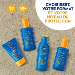 NIVEA PROTECTION SUN - Spray Protect&hydrate200ml -Éclat De Beauté 309132 nivea protection sun spray protect hydrate200ml protection creme solaire fps50 200ml spray autre2 1000x1000 1