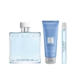 Azzaro Chrome -Éclat De Beauté 309511 azzaro chrome coffret eaux de toilette shampooing cheveux et corps solide 1 un autre4 1000x1000 1
