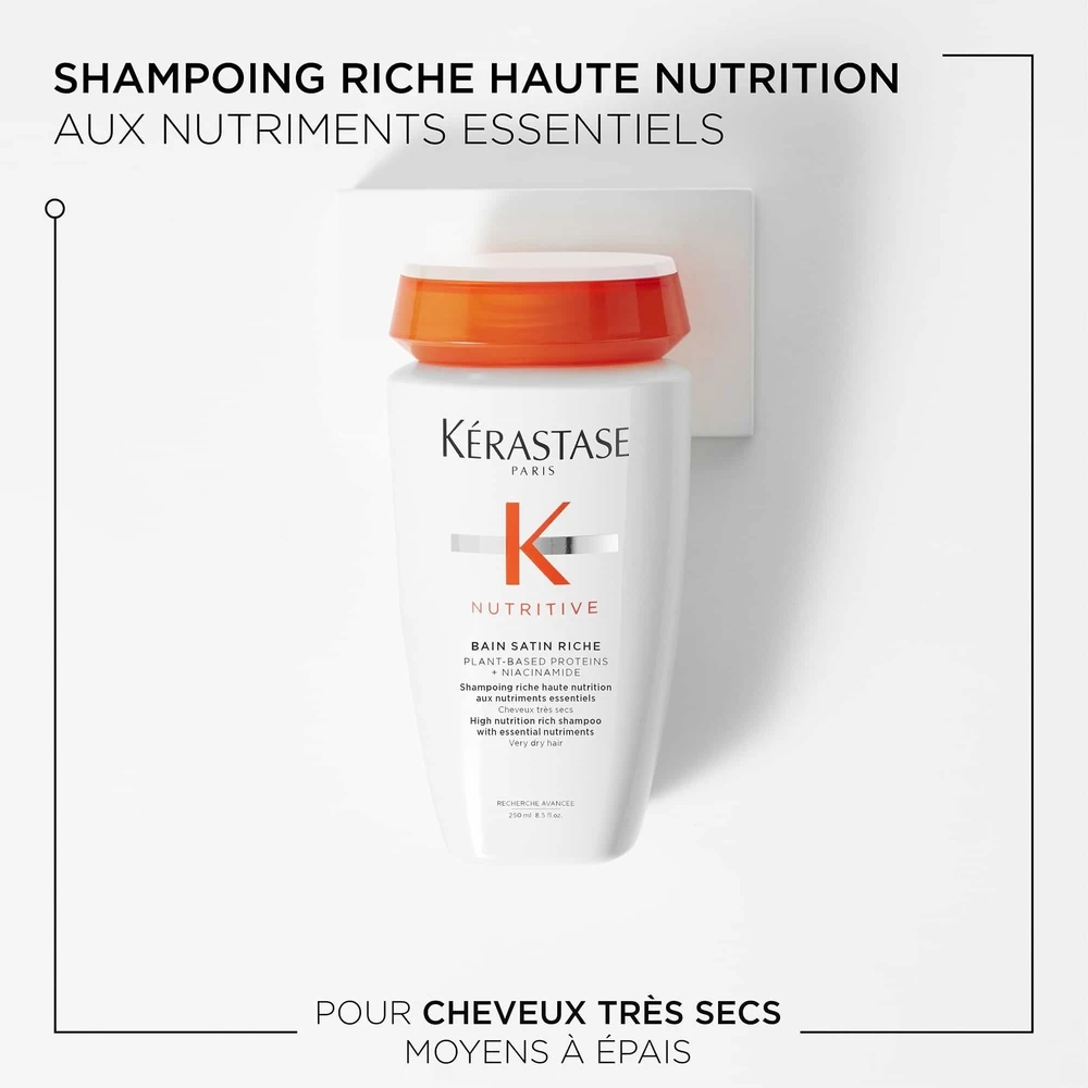 Kérastase Nutritive Bain Satin Riche 250ml 2 Kérastase Nutritive Bain Satin Riche 250ml – Image 2