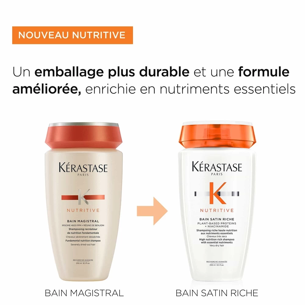 Kérastase Nutritive Bain Satin Riche 250ml 7 Kérastase Nutritive Bain Satin Riche 250ml – Image 7