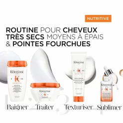 Kérastase Nutritive Concentré Pointes Sèches 50ml -Éclat De Beauté 311733 kerastase nutritive concentre pointes seches 50ml cheveux soin et demelant cheveux secs 50ml pipette autre6 1000x1000 1