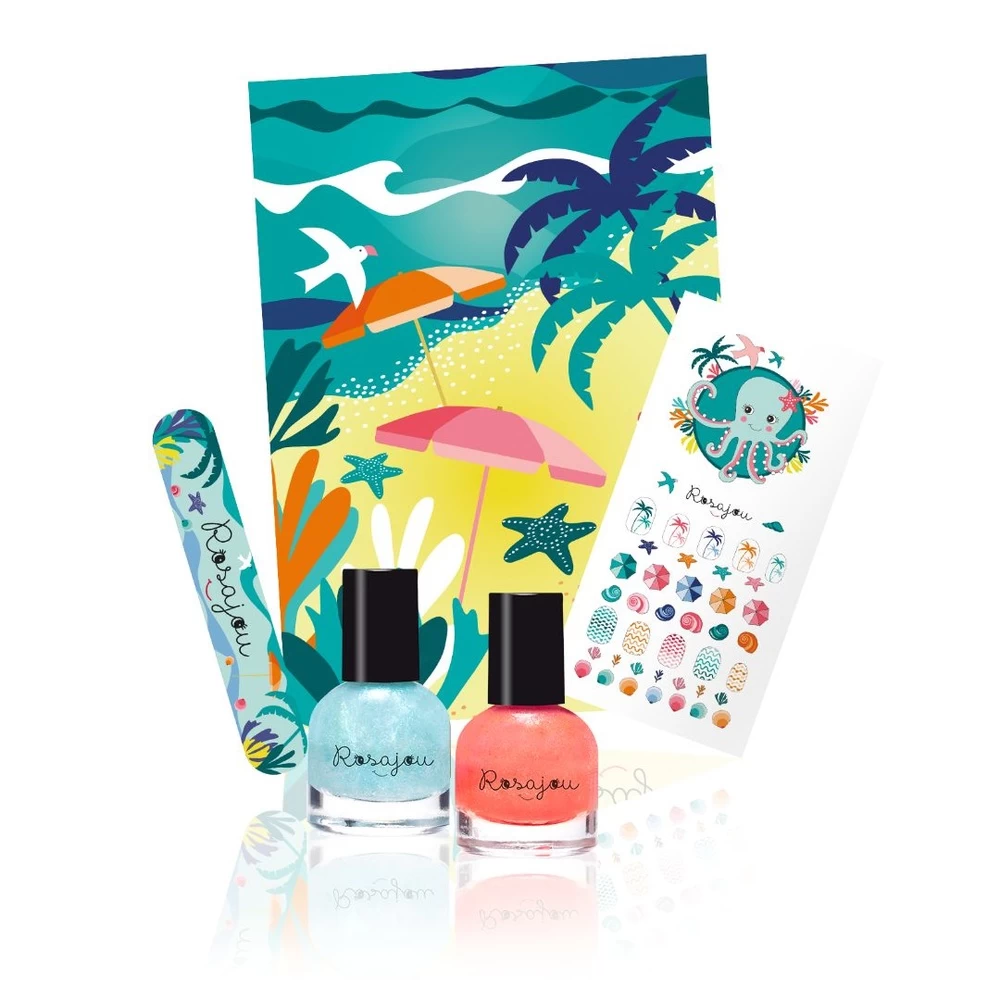 Kit Jolies Ongles Corail X Fée 2 Kit Jolies Ongles Corail X Fée – Image 2