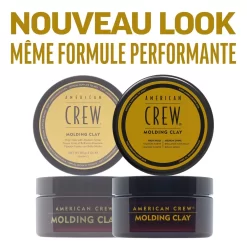 American Crew Cire Cheveux, Fixation Forte, BrillanceNaturelle -Éclat De Beauté 317453 american crew cire cheveux fixation forte brillancenaturelle cire de coiffage 85g pot autre7 1000x1000 1